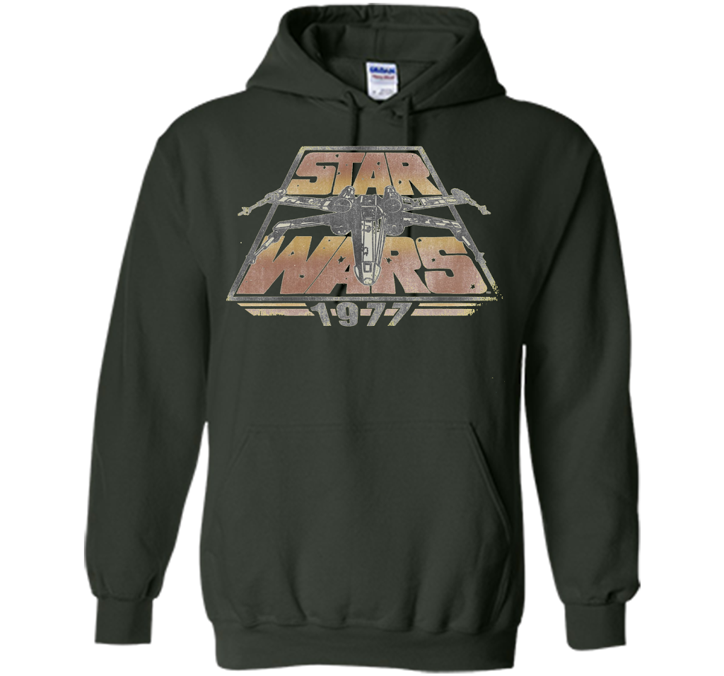 Star Wars 1977 Time Warp Graphic T-Shirt cool shirt Forest Green