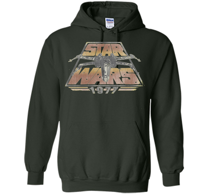 Star Wars 1977 Time Warp Graphic T-Shirt cool shirt Forest Green