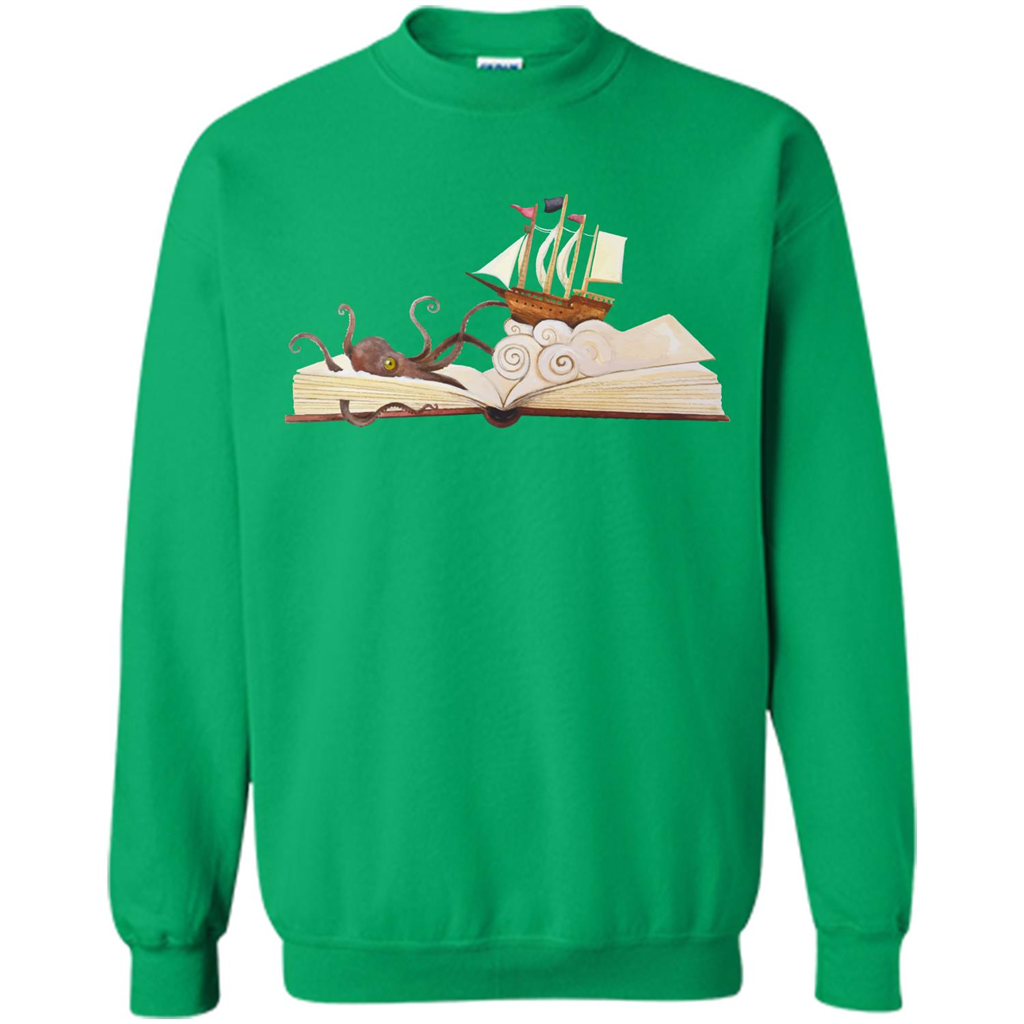 Book Reader T-shirt Love To Read Book Irish Green