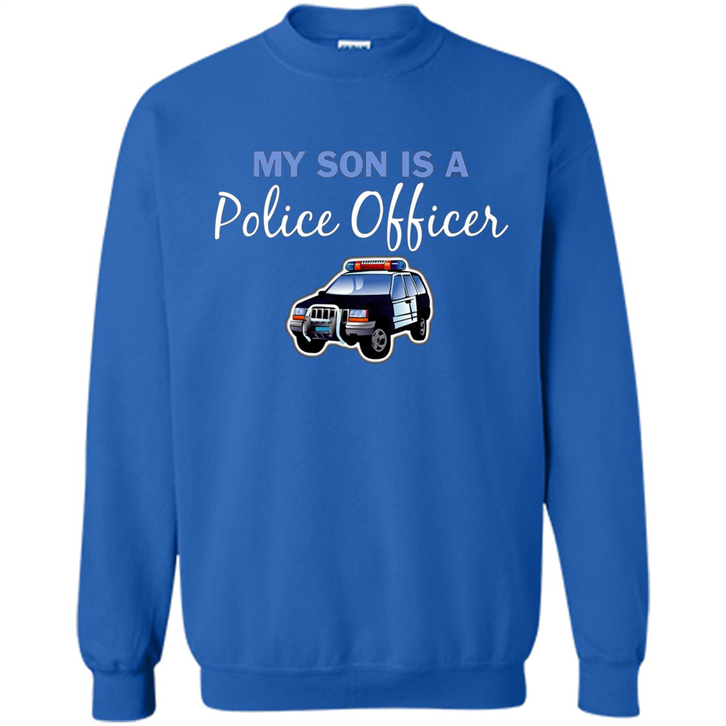 My Son Is A Police Officer T-Shirt Royal