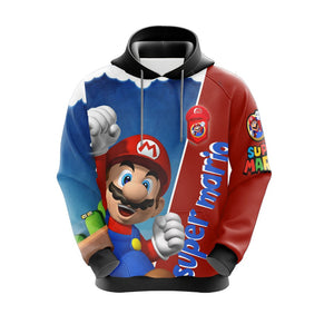 Mario Bros Unisex 3D Hoodie