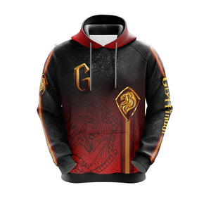 Harry Potter - Brave Like A Gryffindor New Look Unisex 3D Hoodie