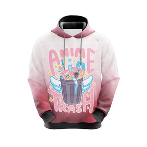 Kawaii Japanese Anime Trash Unisex 3D Hoodie