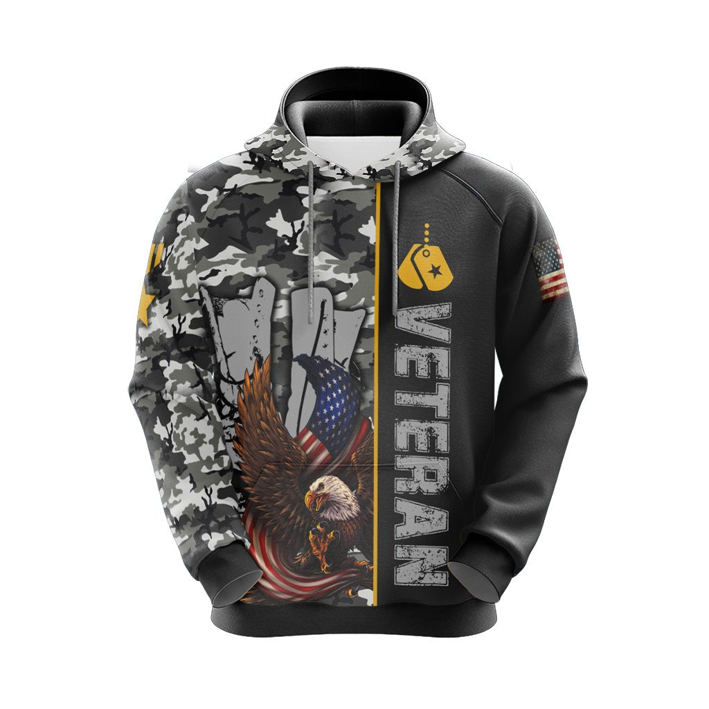 I Was A Soldier I Am A Soldier I Will Always Be A Soldier - Veteran Unisex 3D Hoodie