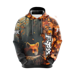 Fox Unisex 3D Pullover Hoodie