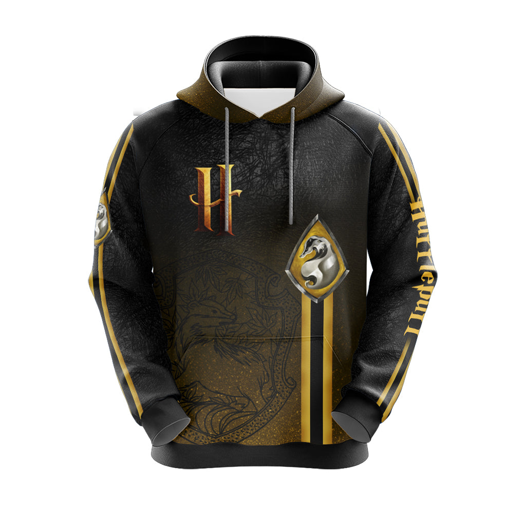 Harry Potter - Loyal Like A Hufflepuff New Look Unisex 3D Hoodie