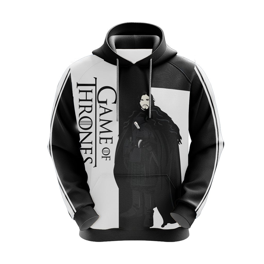 Game Of Thrones - Jon Snow Character 3D Hoodie