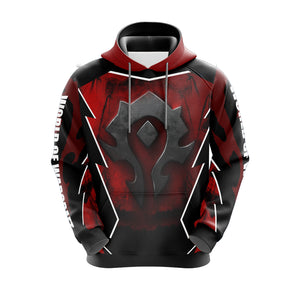 World Of Warcraft For The Horde New Unisex 3D Hoodie