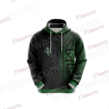 Harry Potter - Slytherin House Wacky Style New Unisex 3D Hoodie