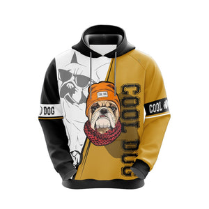 Hipster Pug Dogs Unisex 3D Hoodie