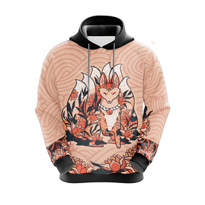 Nine Tail Fox Unisex 3D Hoodie