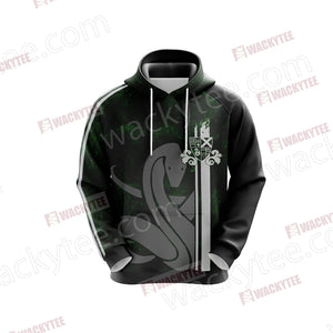Harry Potter - Slytherin House Quidditch Unisex 3D Hoodie