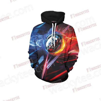 Yu Gi Oh! Blue-Eyes And Red-Eyes Dragon Unisex 3D Hoodie