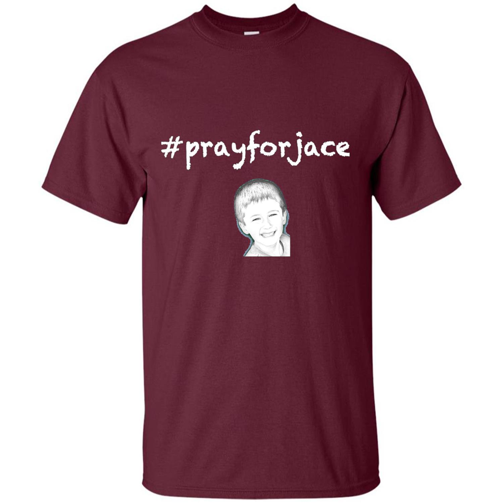 Pray for Jace T-shirt Maroon