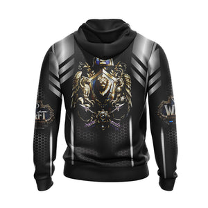 World Of Warcraft - For the Alliance New Look Unisex 3D Hoodie