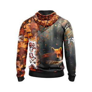 Fox Unisex 3D Pullover Hoodie