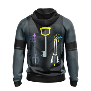 Kingdom Hearts - Weapons Symbol Style Unisex 3D Hoodie