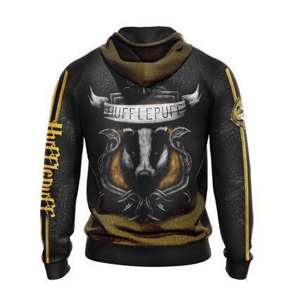 Harry Potter - Loyal Like A Hufflepuff New Look Unisex 3D Hoodie