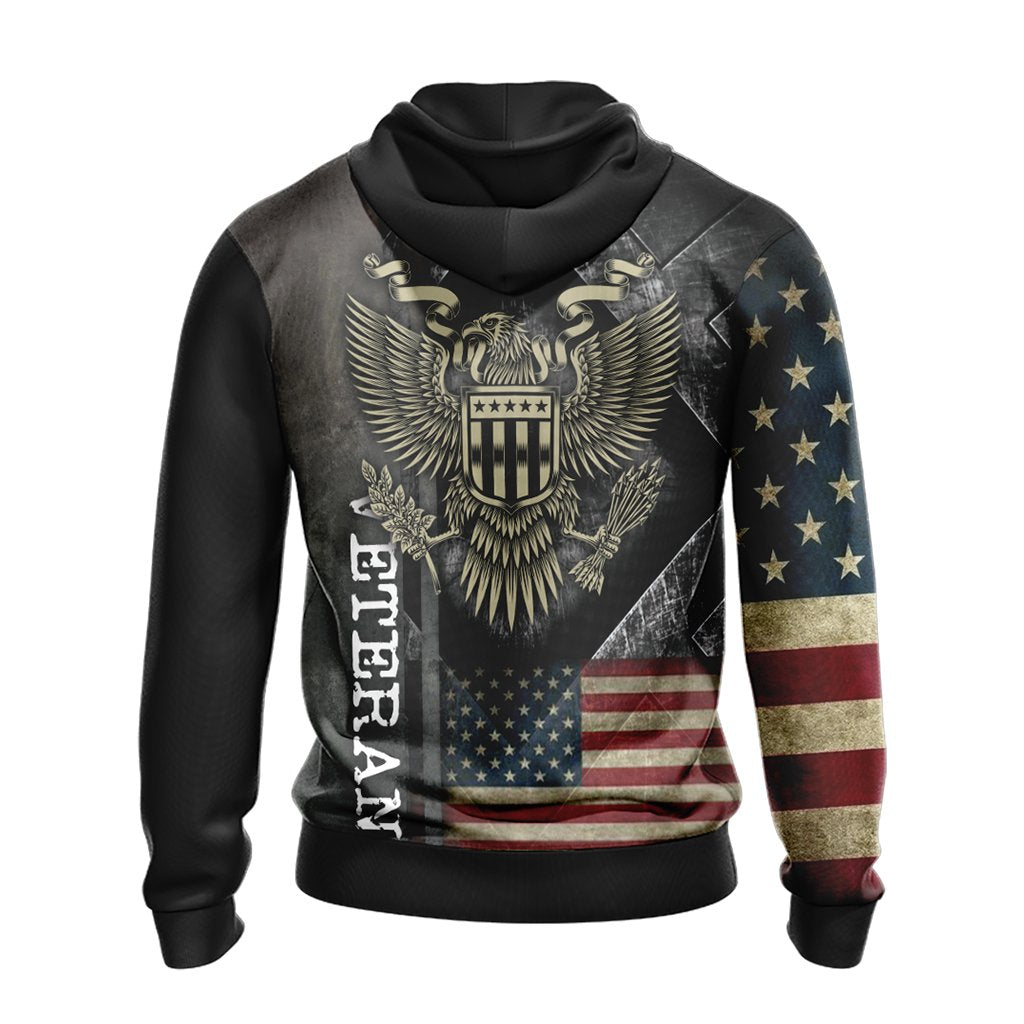 Veteran New Style Unisex Zip Up Hoodie