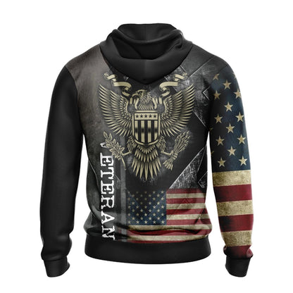 Veteran New Style Unisex Zip Up Hoodie