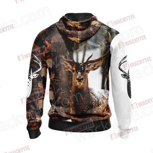 Hunting Passion - Deer Unisex Zip Up Hoodie Jacket