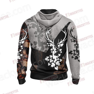 Hunting New Look Unisex Zip Up Hoodie Jacket