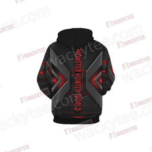 Monster Hunter World - Main Crest Unisex 3D Hoodie