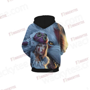 Princess Mononoke New Look 3D Hoodie