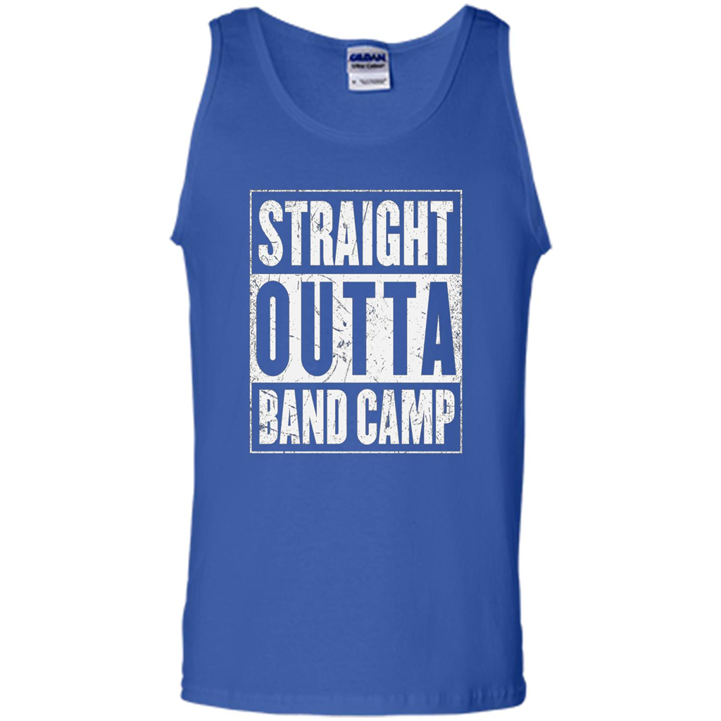 Straight Outta Band Camp T-shirt Camping T-shirt Royal