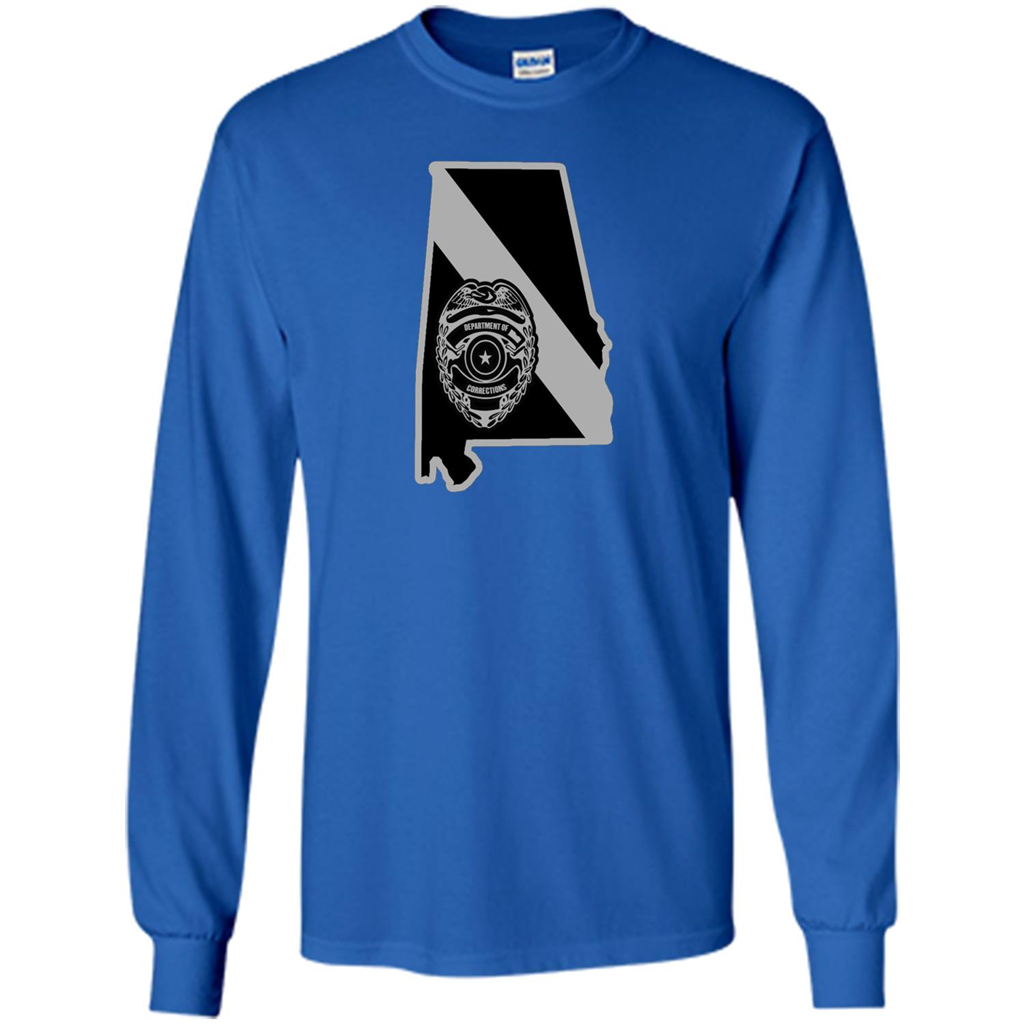 Corrections Officer Thin Silver Line Family Support Alabama Royal