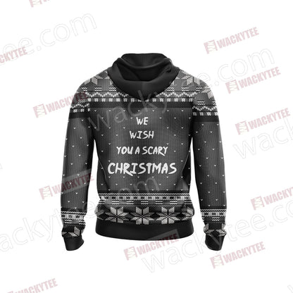 Nightmare Before Christmas - We wish you a scary christmas Unisex 3D Hoodie