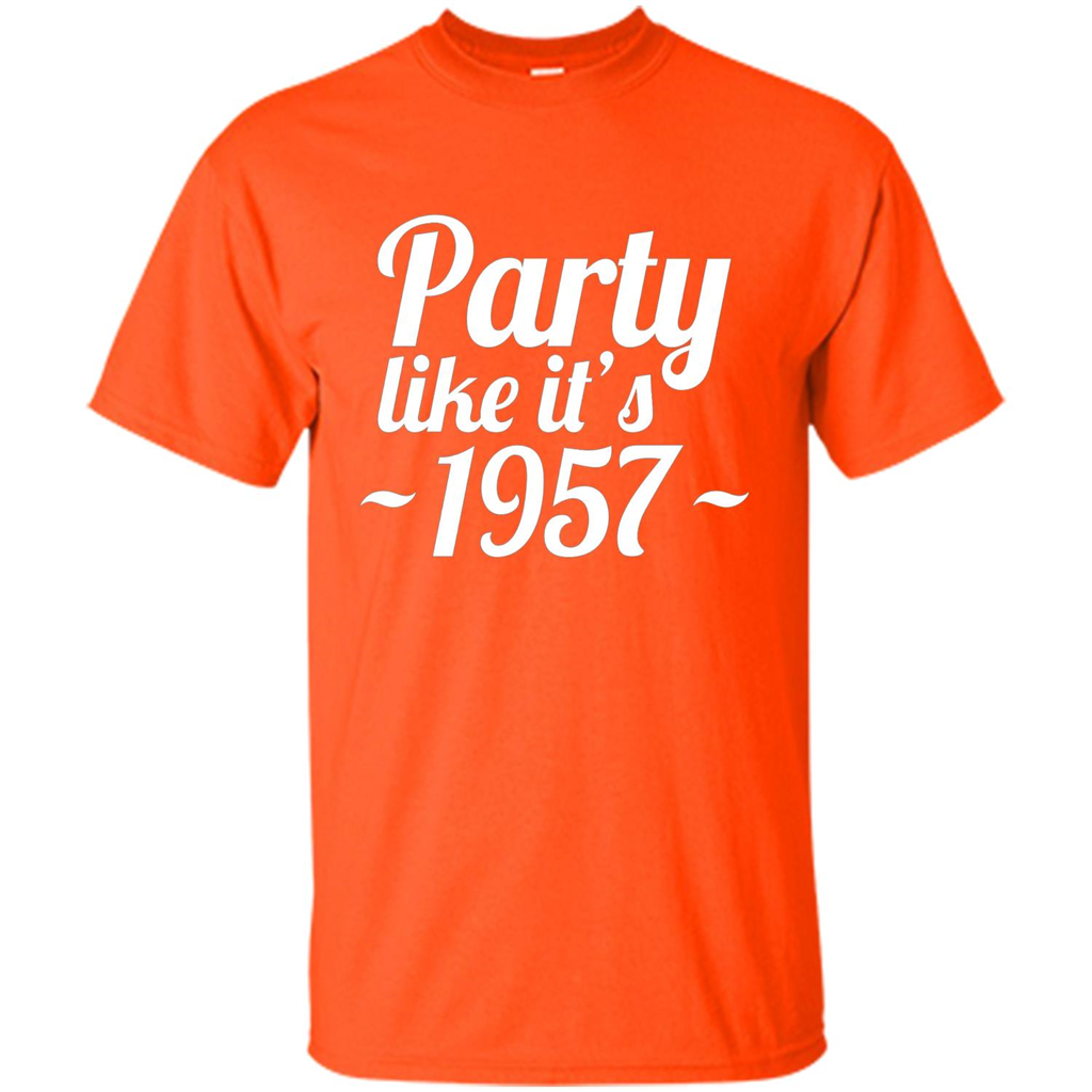 Party Like It's 1957 T-shirt Orange