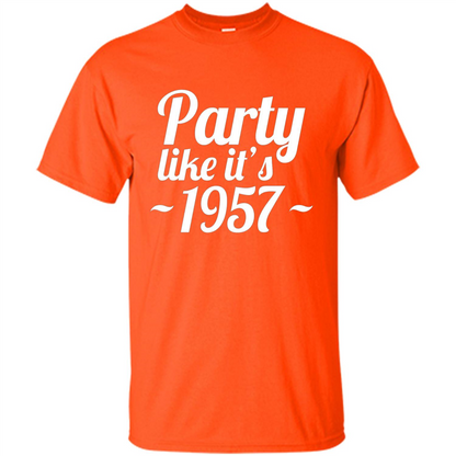 Party Like It's 1957 T-shirt Orange