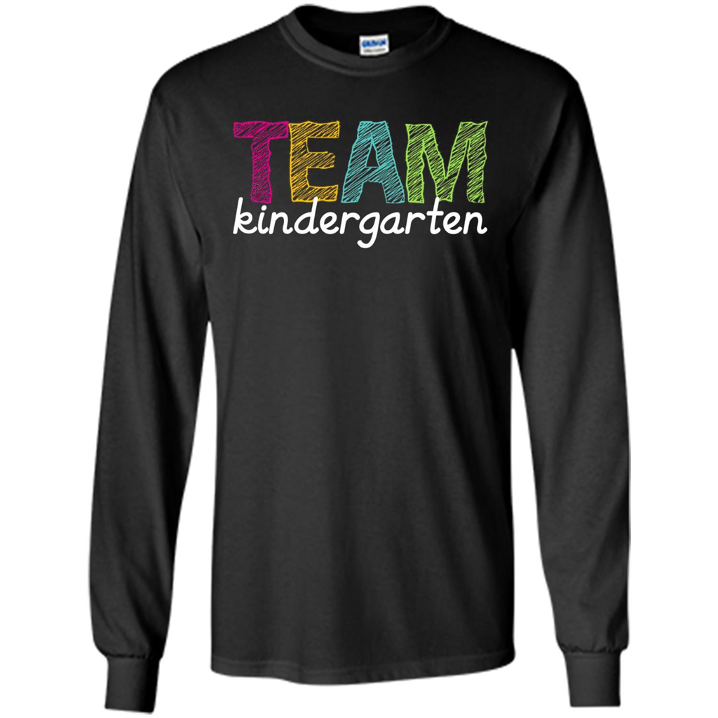 Team Kindergarten Grade Teacher T-Shirt Black