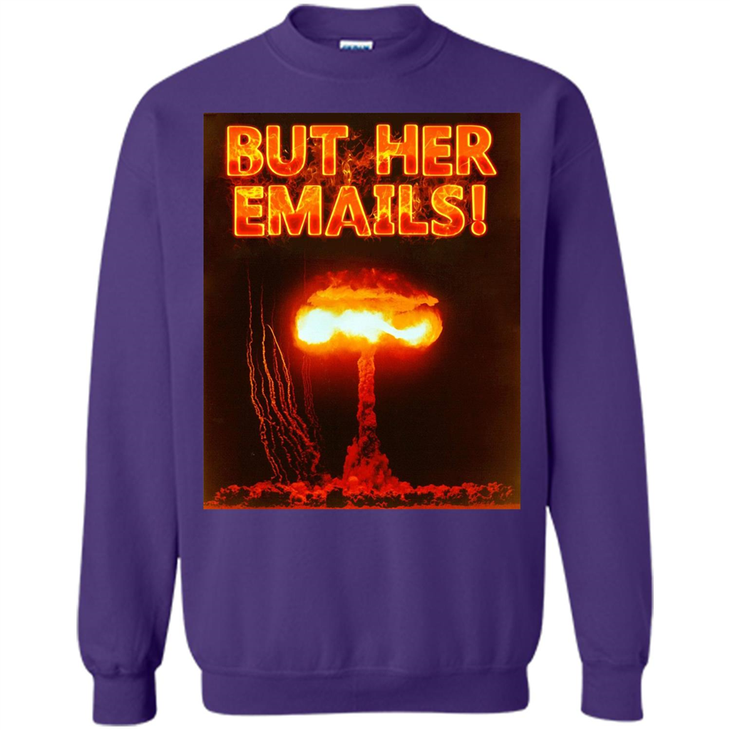 Funny American T-shirt But Her Emails Orange