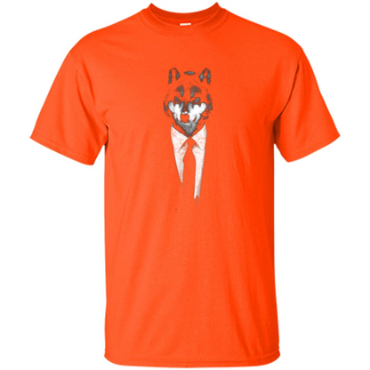 Mr Wolf T-shirt Orange