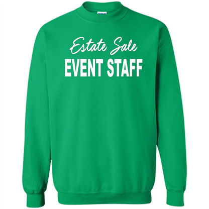 Estate Sale Event Staff T-shirt - Estate Sale T-shirts Irish Green