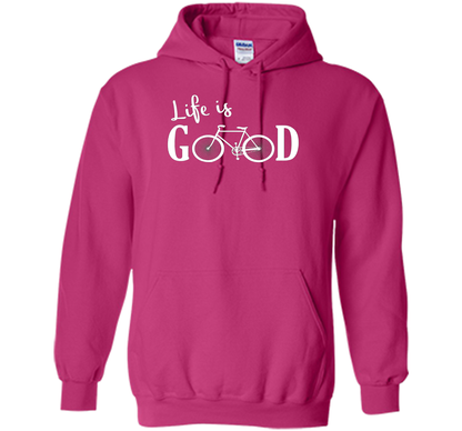 Life is Good Shirt Bicycle Shirt shirt Heliconia