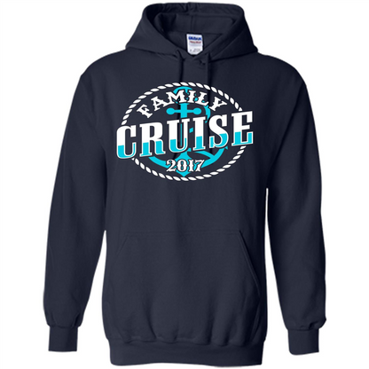 Family Cruise 2017 T-shirt Summer Vacation T-shirt Navy