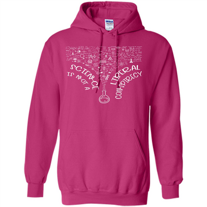 Science Lover T-shirt Science Is Not A Liberal Conspiracy Heliconia