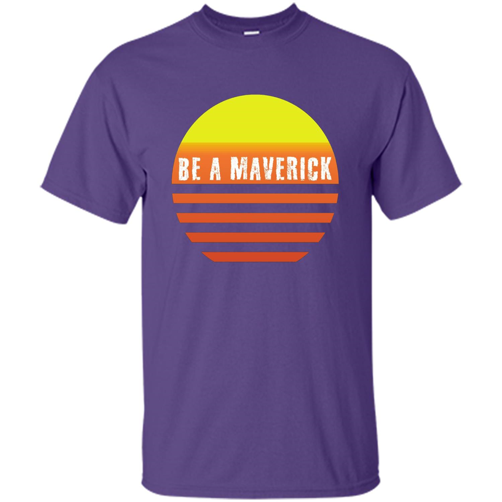 Be A Maverick t-shirt Purple