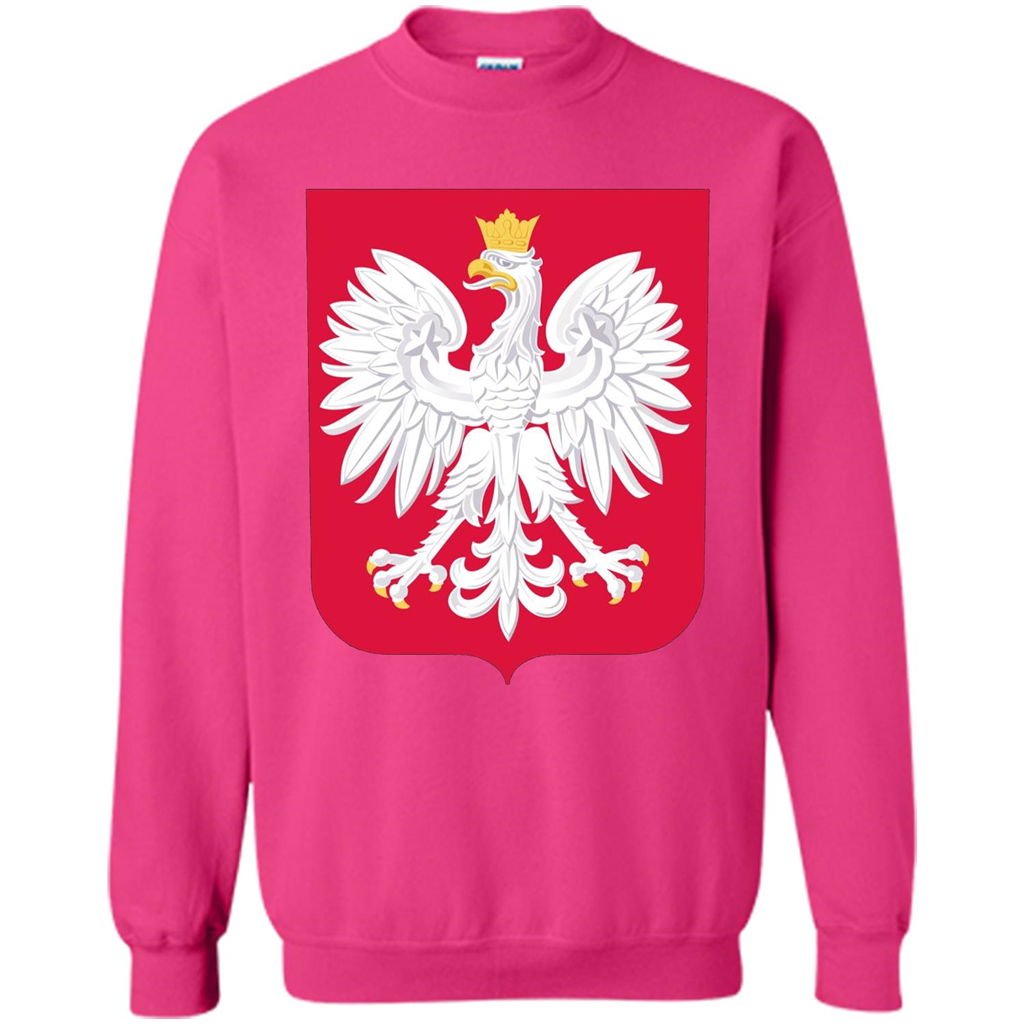 Polish Eagle T-shirt Polska Poland T-shirt Heliconia