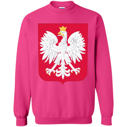 Polish Eagle T-shirt Polska Poland T-shirt Heliconia