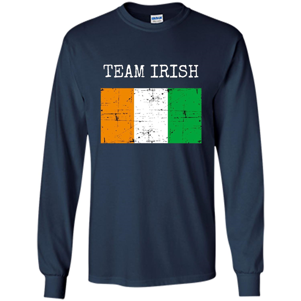 Irish Clothing Irish Flag Shirt Fighting Team T-shirt Navy
