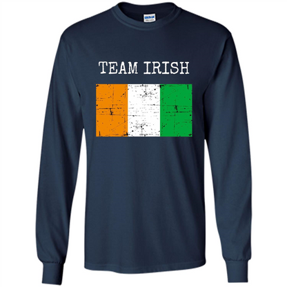 Irish Clothing Irish Flag Shirt Fighting Team T-shirt Navy