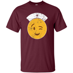 Nurse T-shirt Funny Nurse Emoji T-shirt