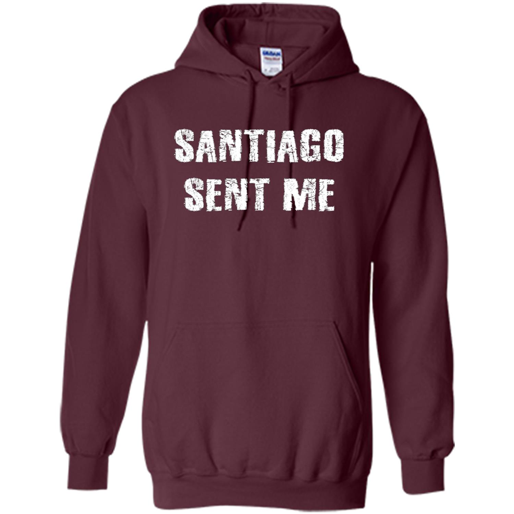 Santiago Sent Me T-shirt Maroon