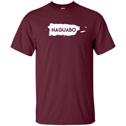 Naguabo Boricua Puerto Rican Jibaro Pride T-shirt Maroon