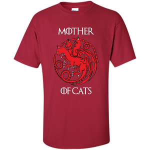 Cat Lovers T-shirt Mother of Cats