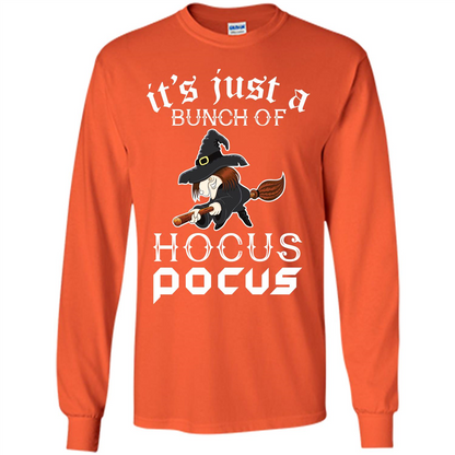 Movie T-shirt It’s Just A Bunch Of Hocus Pocus Orange